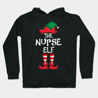 Nurse Elf Matching Family Christmas Hoodie